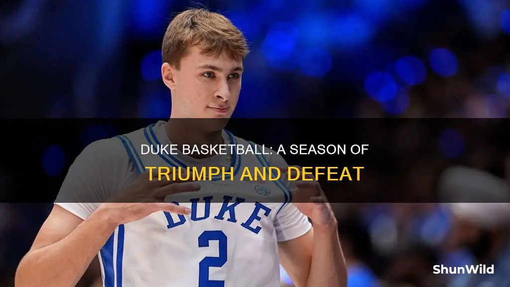 is duke basketball wins and losses