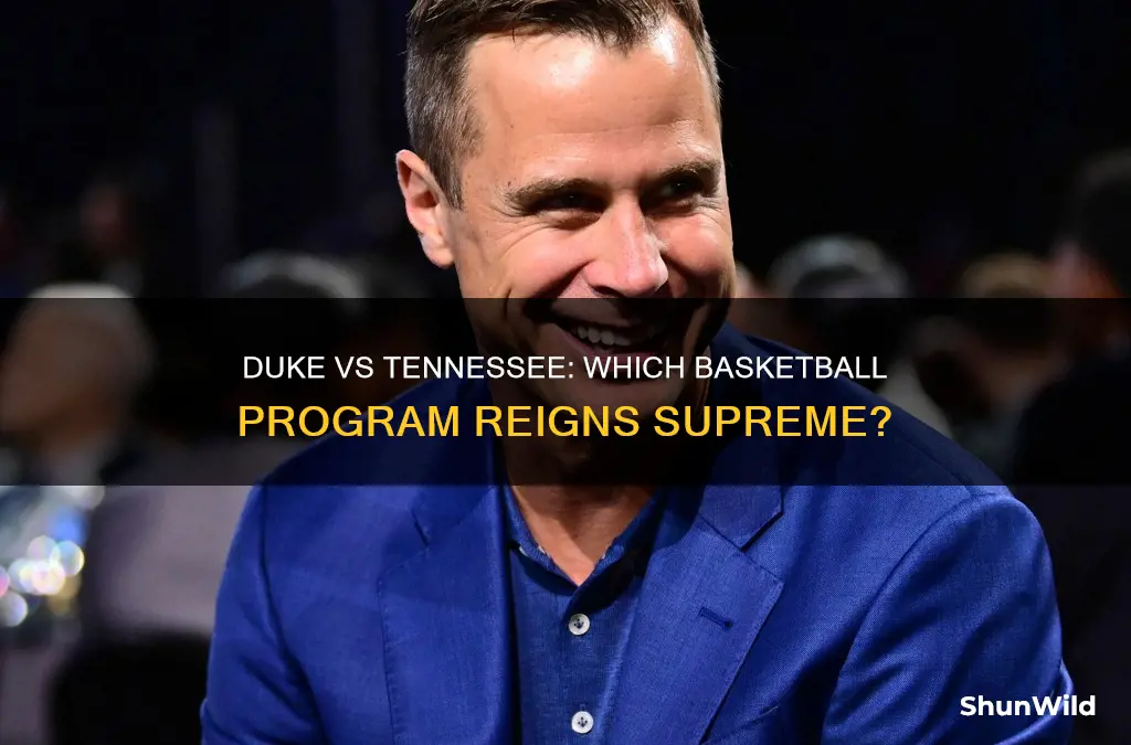 is duke better than tennessee basketball