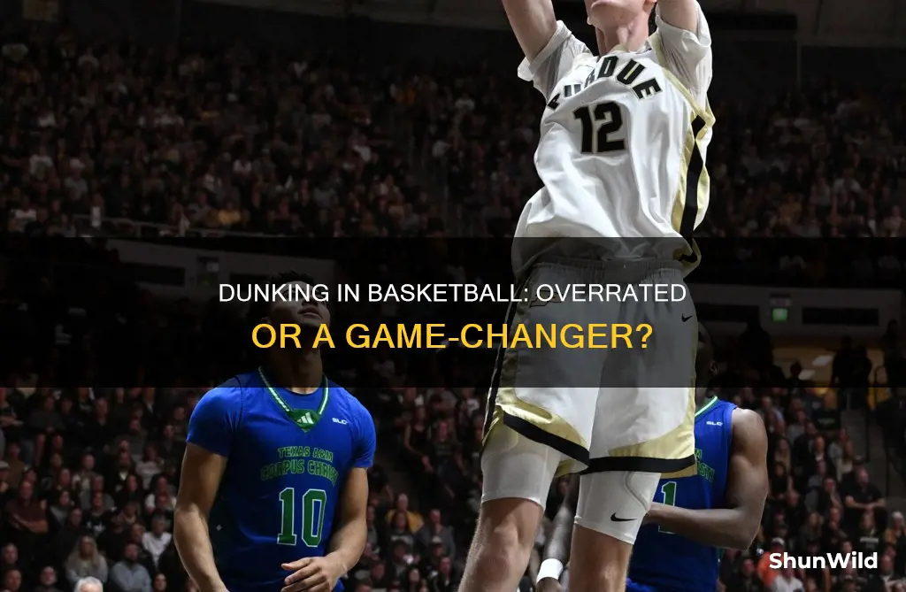 is dunking important in basketball