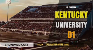 Eastern Kentucky University: A Division 1 School?
