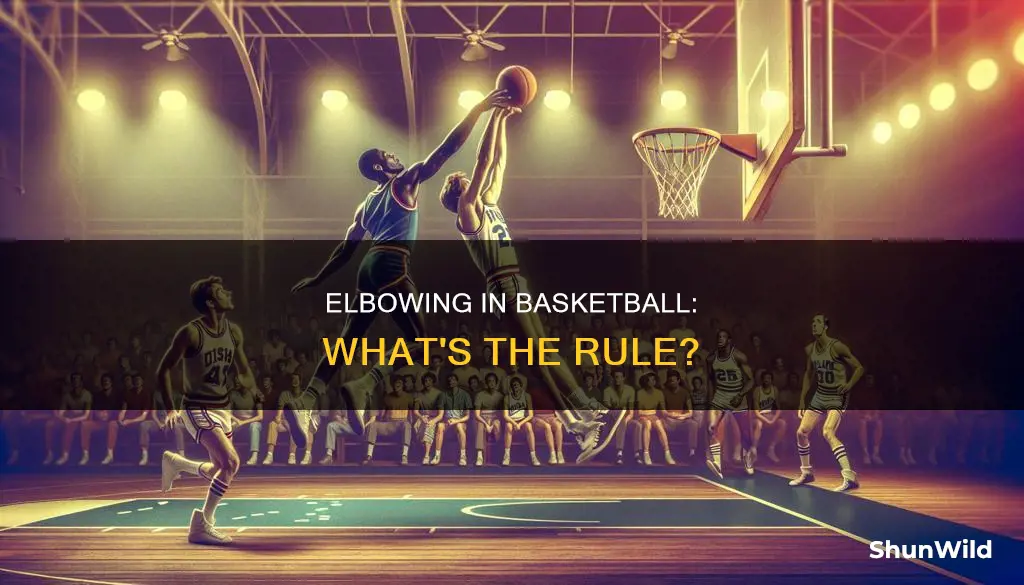 is elbowing allowed in basketball