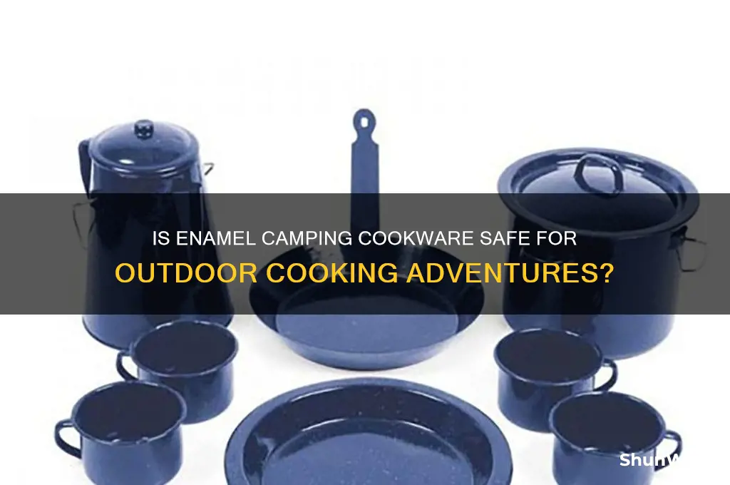 is enamel camping cookware safe