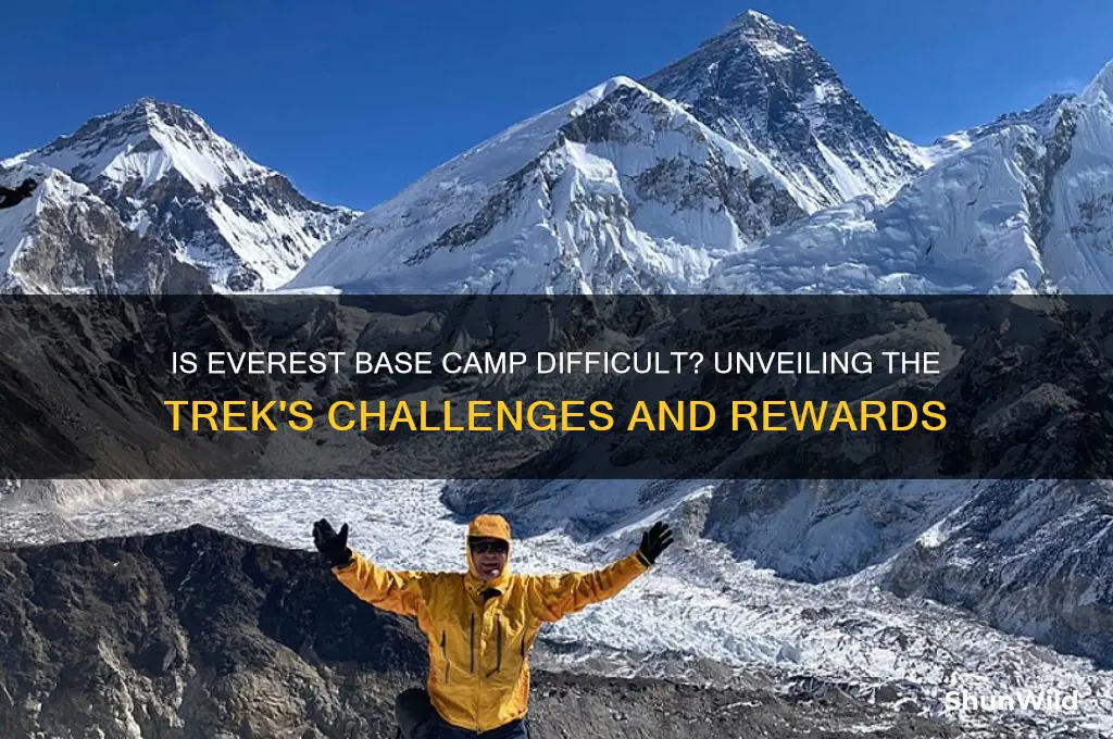 is everest base camp difficult