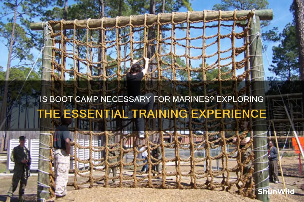 is experiencing boot camp necessary marine