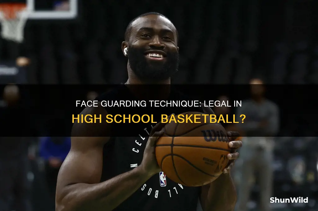 is face guarding legal in high school basketball