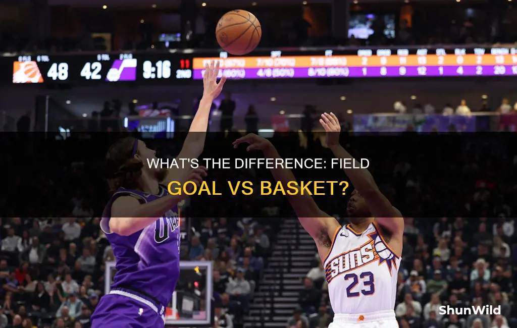is field goal another word for basket in basketball