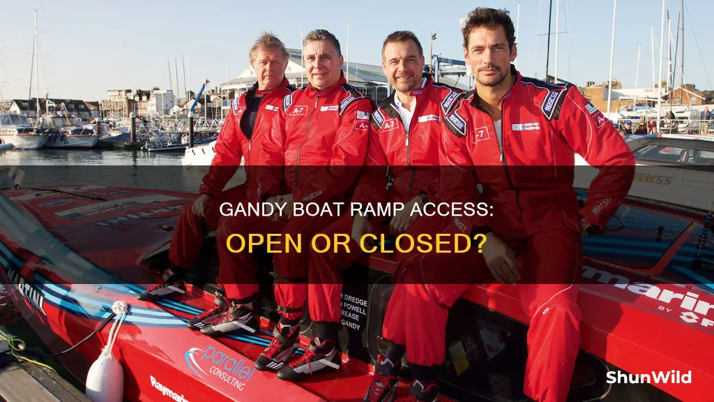 is gandy boat ramp open