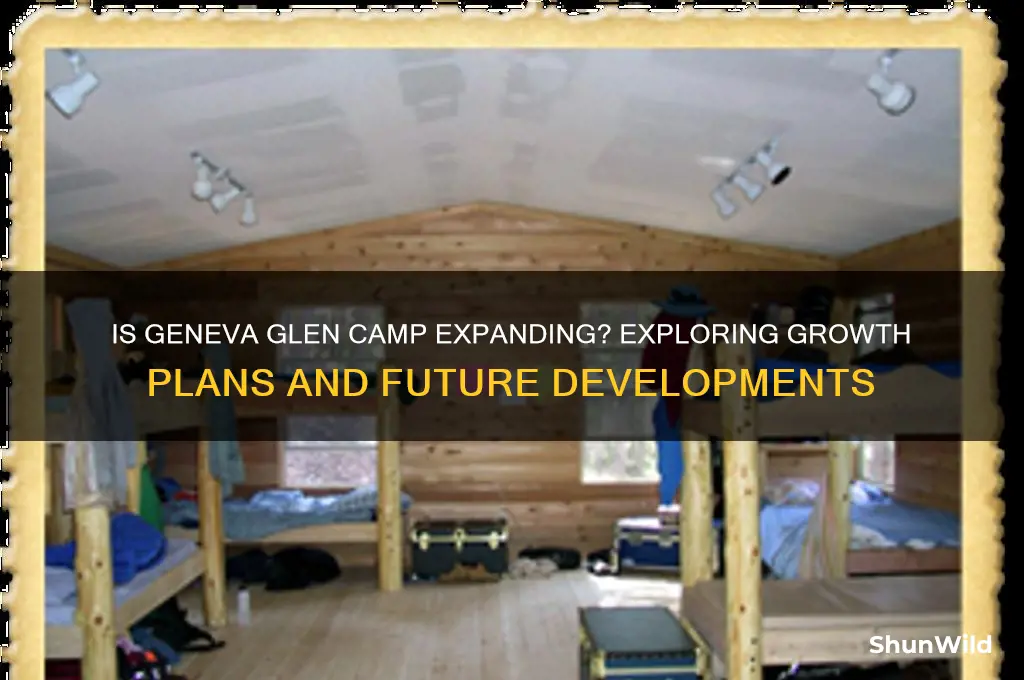 is geneva glen camp expanding