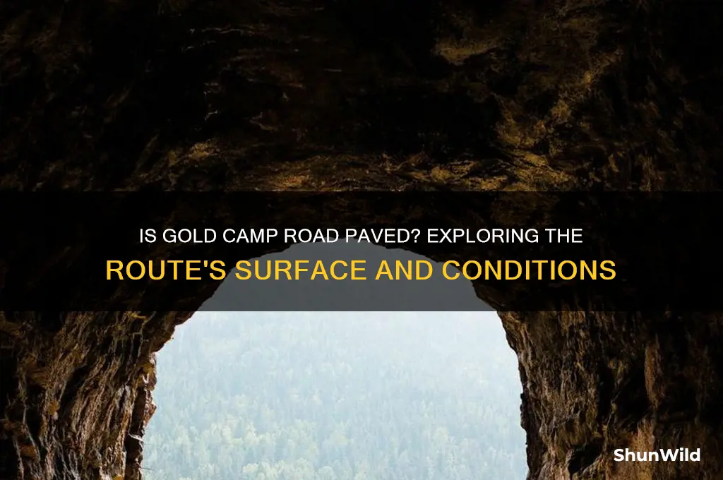is gold camp road paved