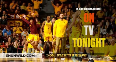 Gopher Hoops: TV Schedule for Tonight's Game