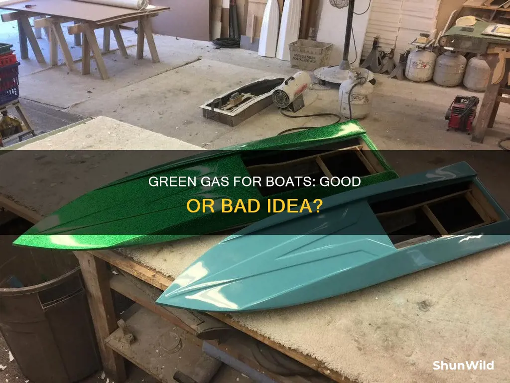 is green a good color for boat gas