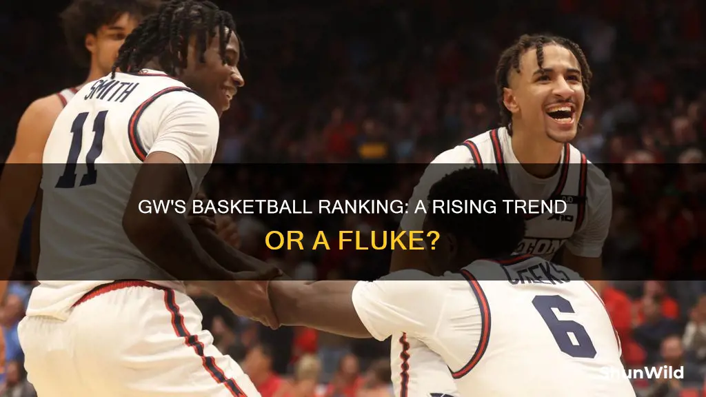 is gw basketball ranked