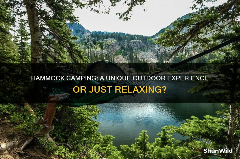 is hammock camping camping