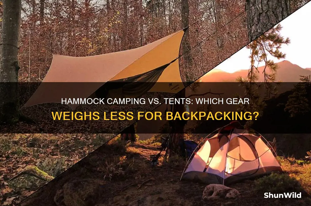 is hammock camping lighter