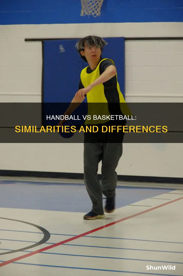 is handball like basketball