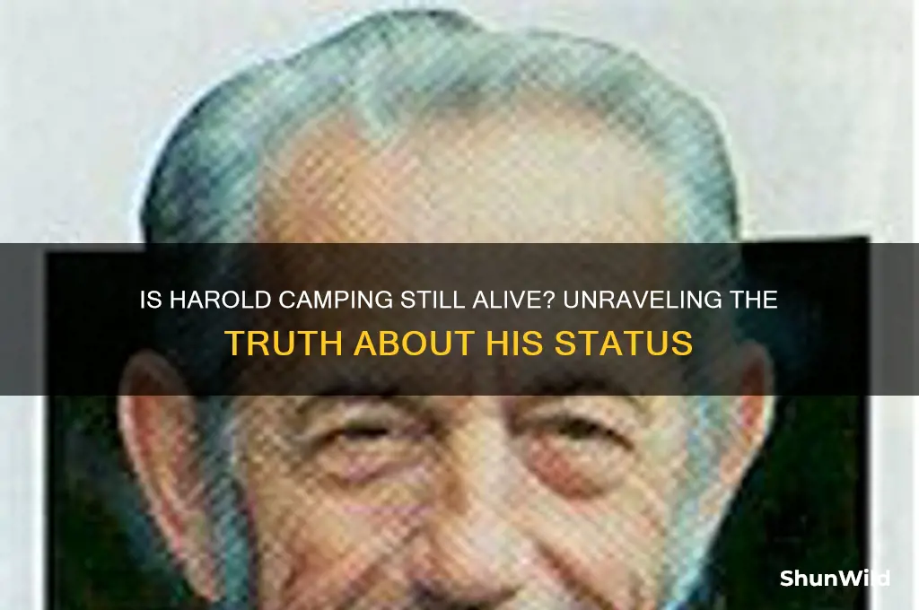 is harold camping alive
