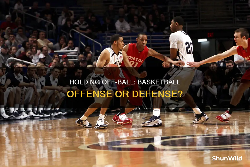 is holding off the ball considered offense in basketball