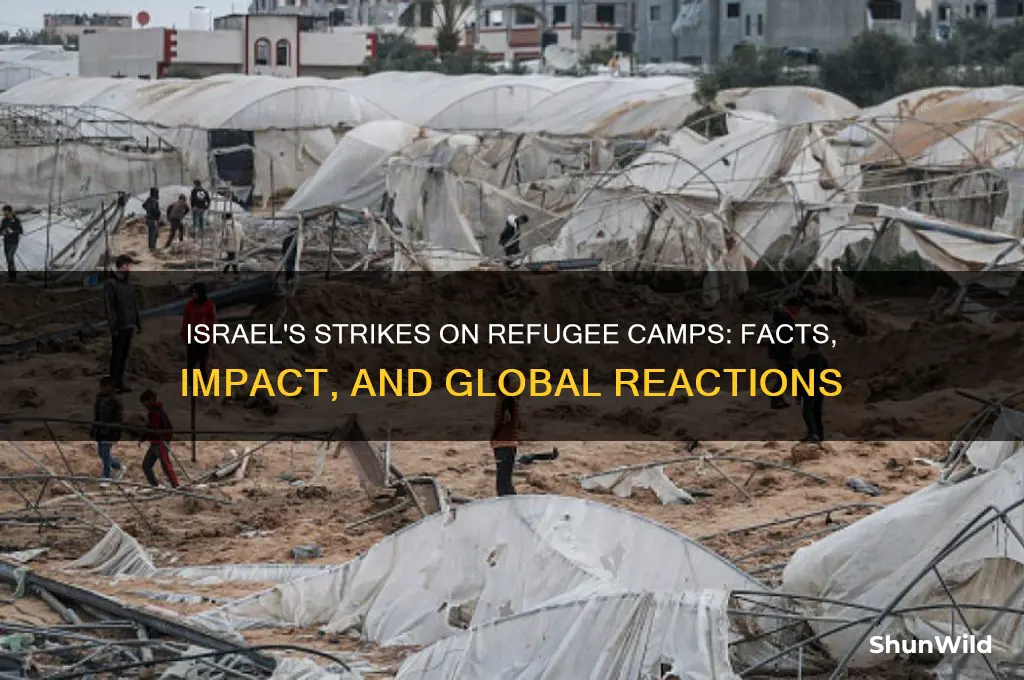 is israel bombing refugee camps