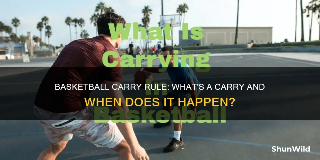 is it a carry in basketball when on the side