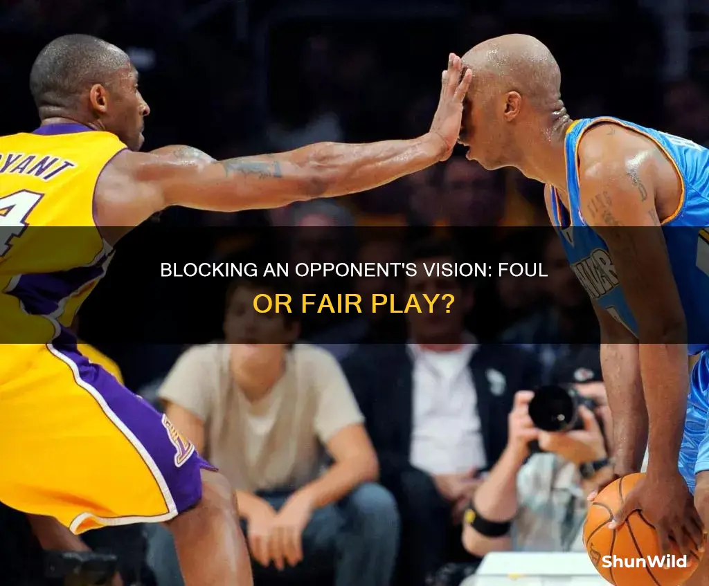 is it a foul to block someone