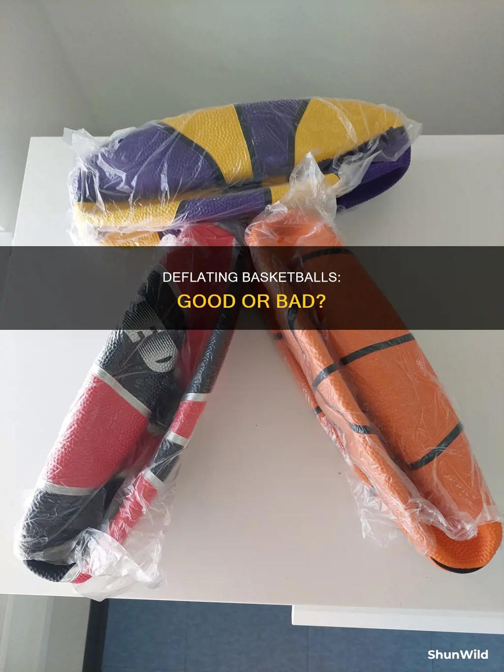 is it bad to deflate a basketball