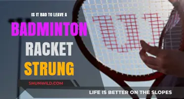 Leaving Rackets Strung: Good or Bad?