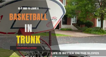 Trunk-Stored Basketballs: Good or Bad?