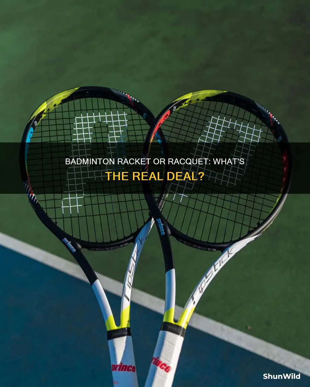 is it badminton racket or racquet