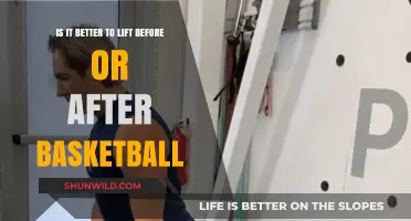 Warm-up or Cool-down: Lifting and Basketball