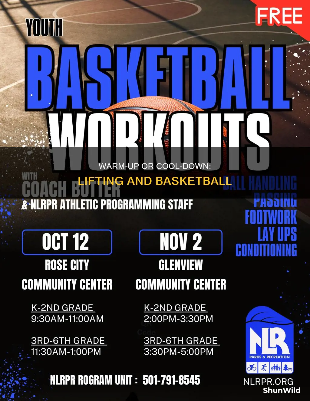 is it better to lift before or after basketball