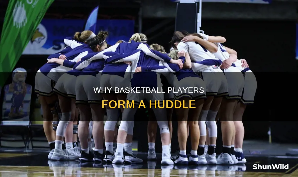 is it called a huddle in basketball