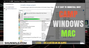 Uninstalling Boot Camp Windows on Mac: A Simple Guide