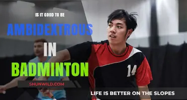 Ambidexterity in Badminton: Advantage or Distraction?