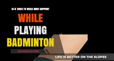 Knee Support in Badminton: Help or Hindrance?
