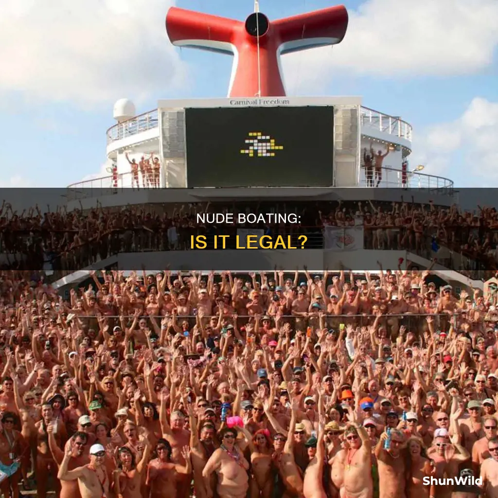 is it illegal to go nude on a boat