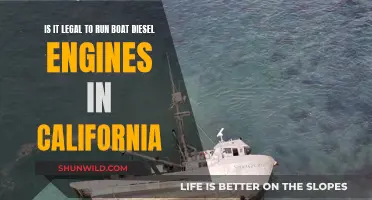 California's Legalities of Running Boat Diesel Engines