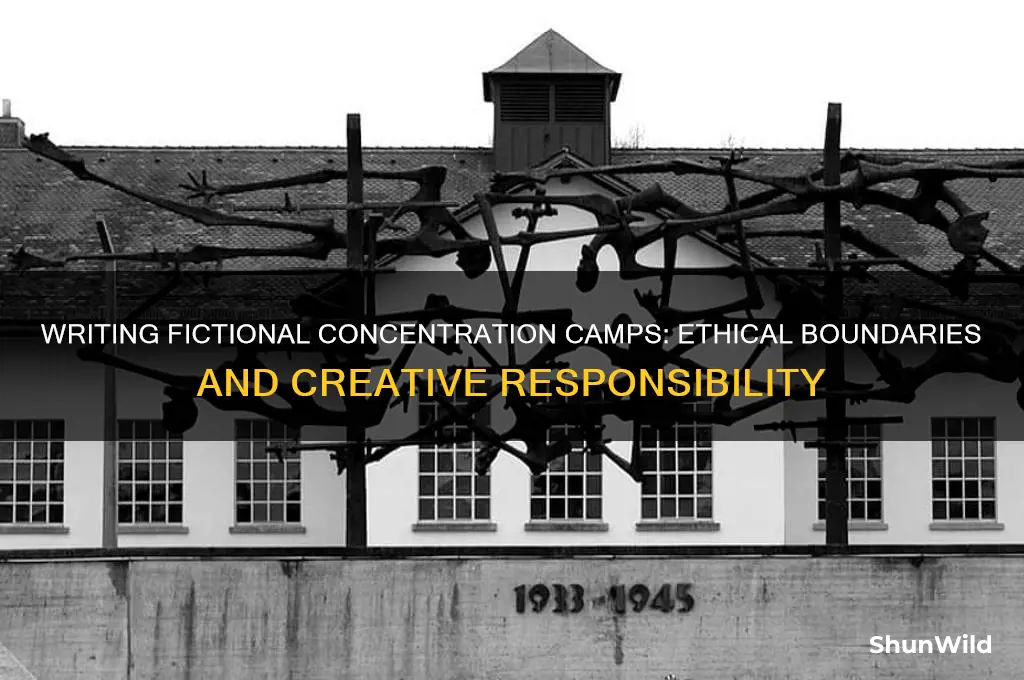 is it ok to write a fictional concentration camp