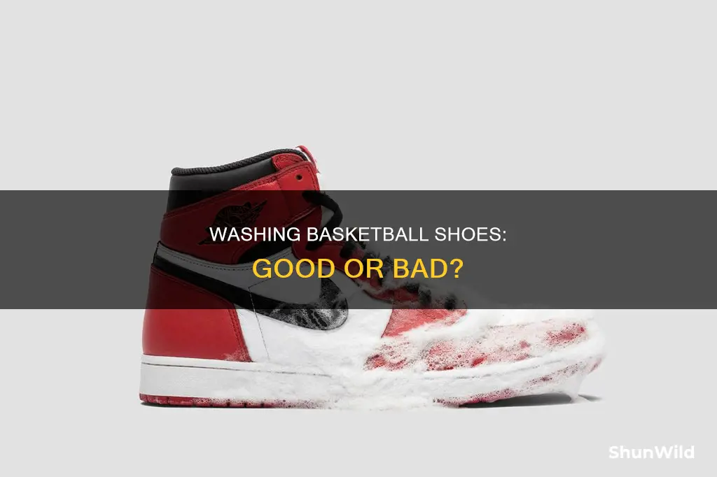 is it okay to wash basketball shoes