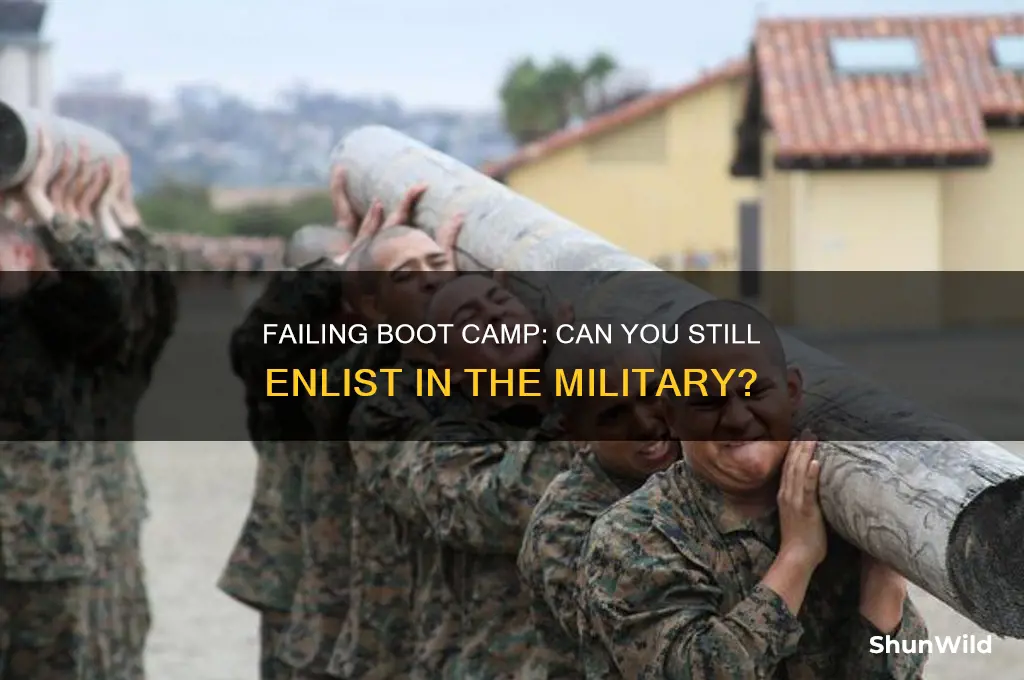 is it possible to enlist from failing boot camp