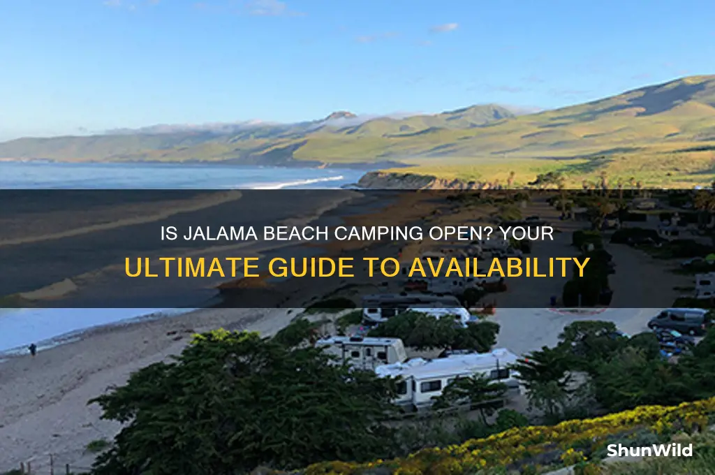 is jalama beach camping open