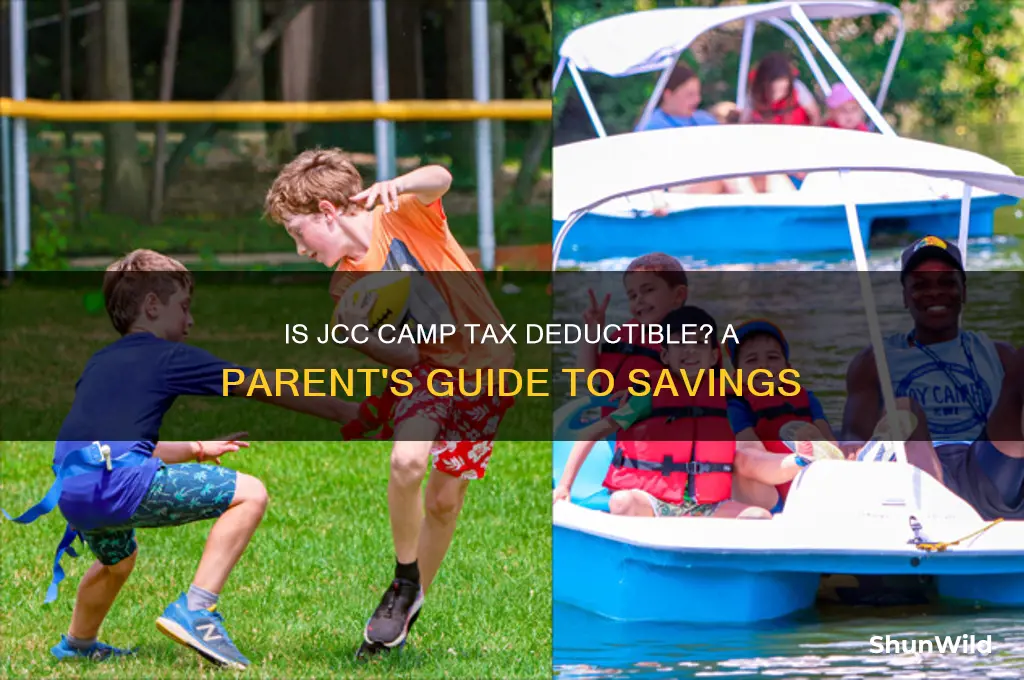 is jcc camp tax deductible
