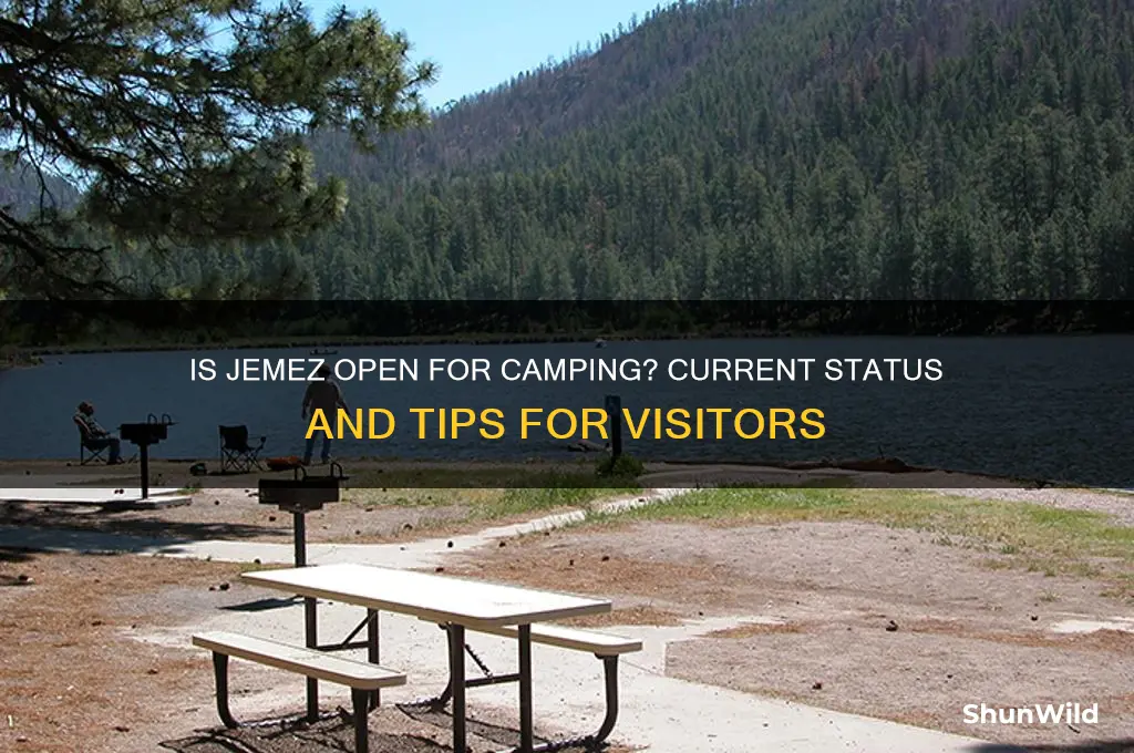 is jemez open for camping