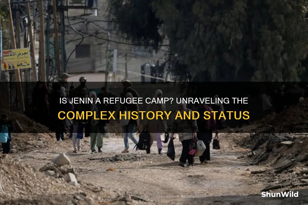 is jenin a refugee camp
