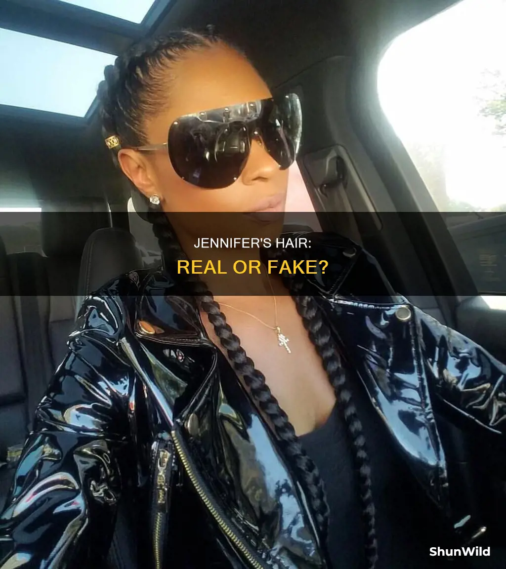 is jennifer on basketball wives hair real