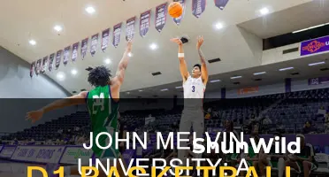 is john melvin university d1 basketball