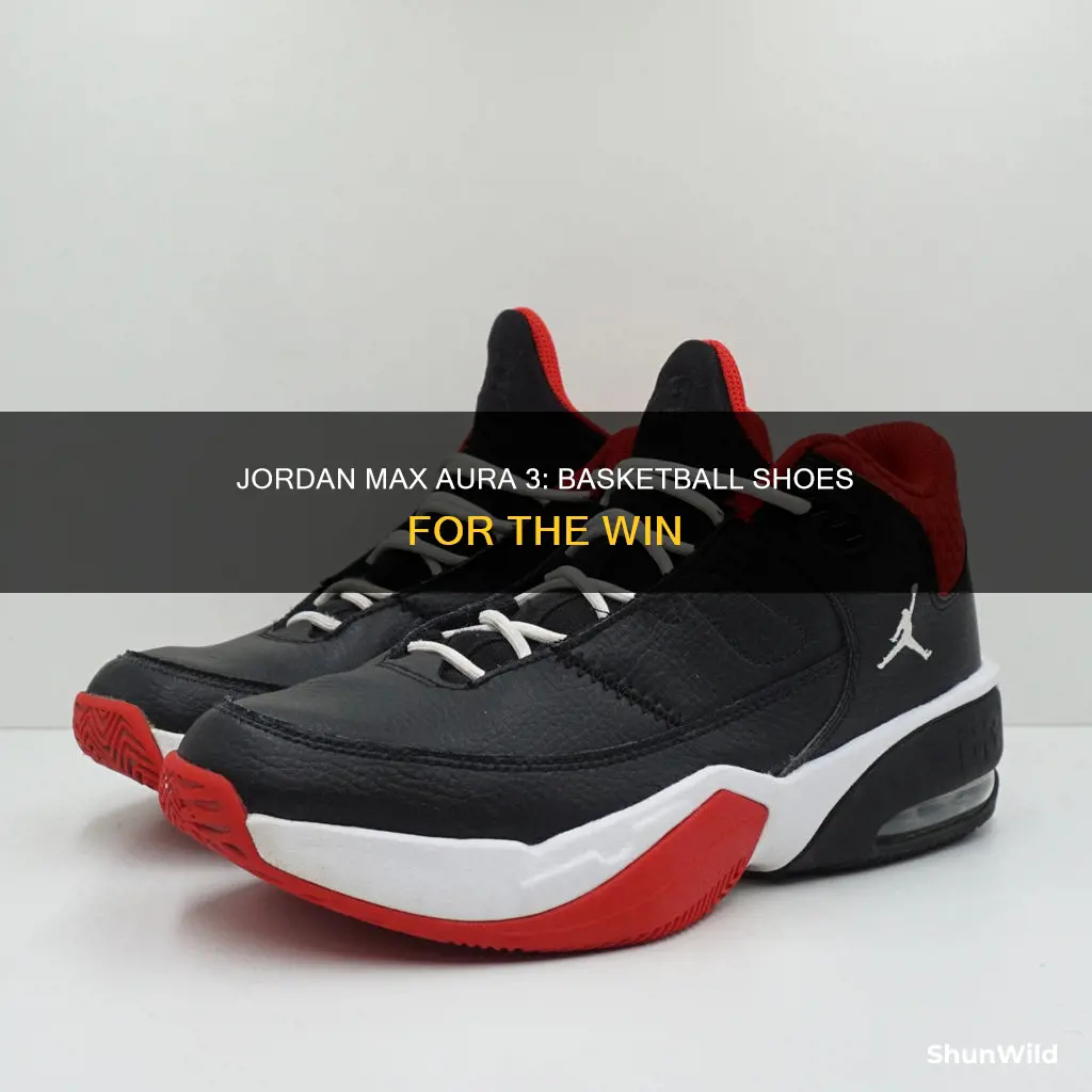 is jordan max aura 3 basketball shoes