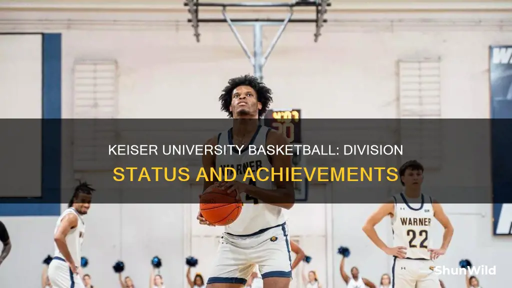 is keiser university basketball division 1