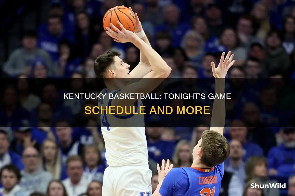 is kentucky basketball on tonight