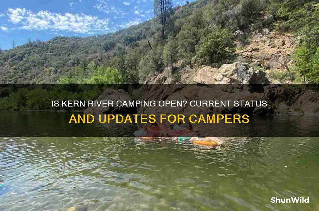 is kern river camping open