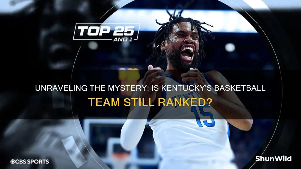 is ky basketball ranked